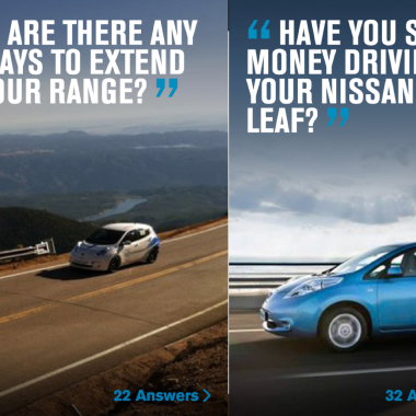 Nissan Leaf site